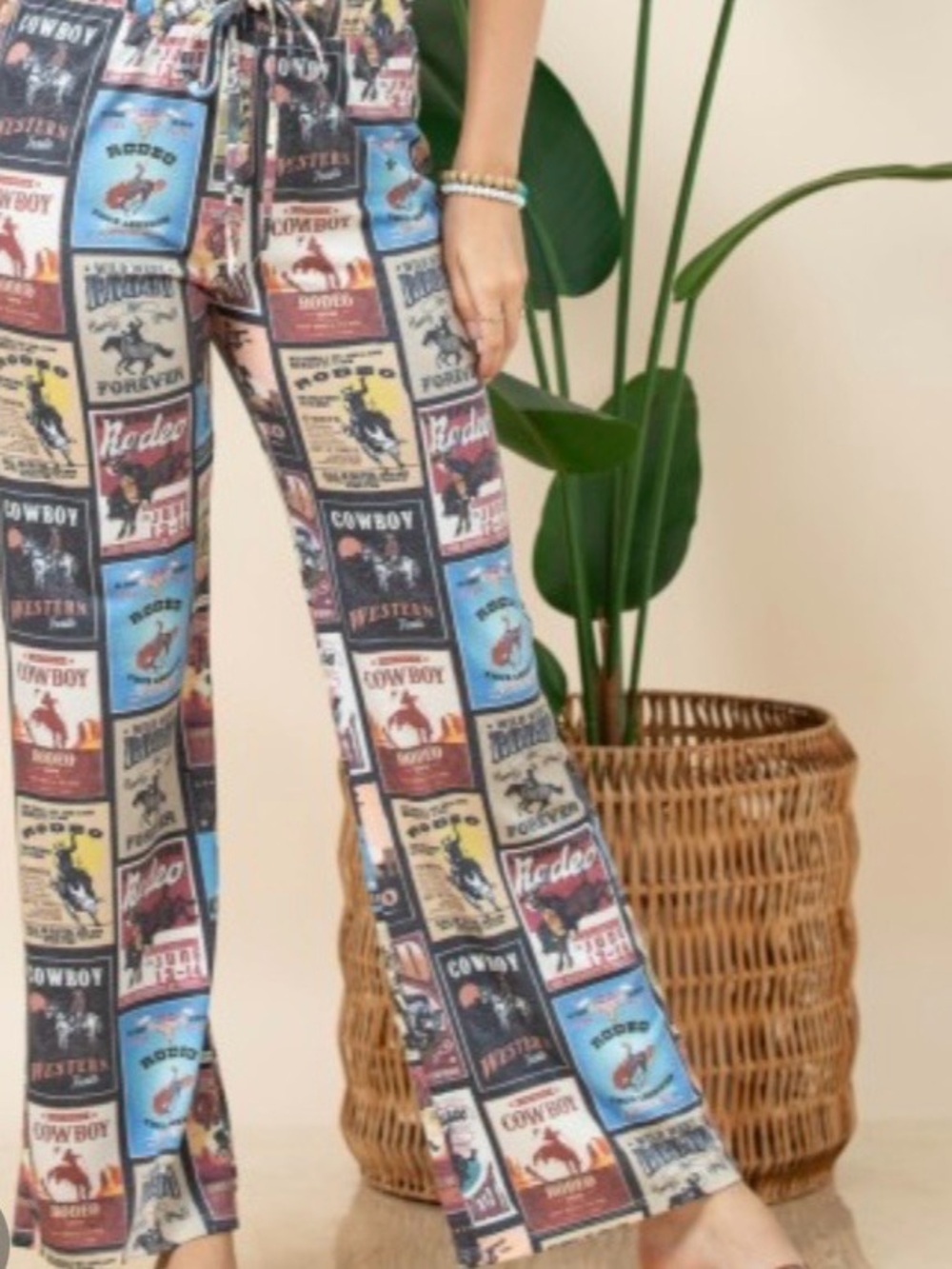 Blue Rodeo Knit Pants - Picture 3 of 10